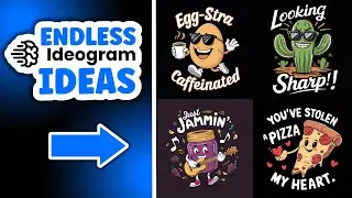 How I Create an ENDLESS Stream of Ideas for Ideogram POD