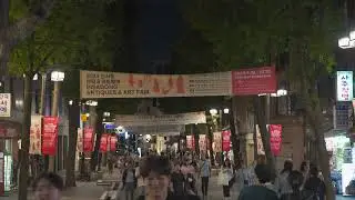 [4K Korea] 서울 인사동, 여름 밤거리와 도시의 백색소음