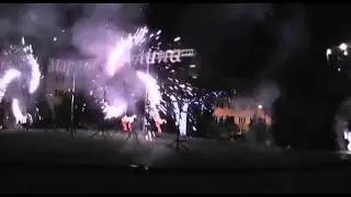 Наземный фейерверк на свадьбу