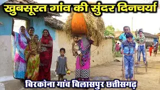 बीरकोना छत्तीसगढ़ का सुंदर गाँव बिलासपुर Chhattisgarh village life 2024