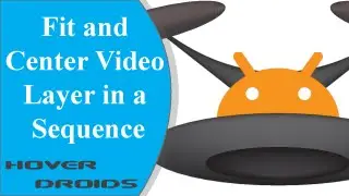 Fit and Center Video Layer in a Sequence in Premiere Pro