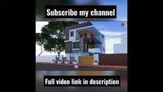 SKETCHUP IT | House Exterior Design Sketchup pro 2021+V-Ray 5 render |Sketchup tutorial 