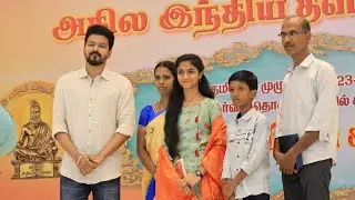 Thalapathy Vijay is Standing in that position for past 7 Hrs 🥺🙏Ni Vera...ya.. Vera Route ya ni 🙏🙏