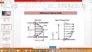 Difference in velocity distribution of pipe flow and open channel flow 