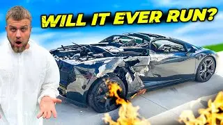I BOUGHT THE CHEAPEST TWIN TURBO LAMBORGHINI AND IM GOING TO REBUILD IT!