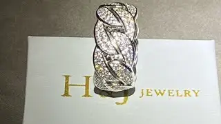 ICED OUT CUBAN RING:925 H&J Jewelry Review