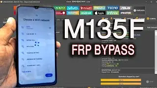 Samsung Galaxy M135F Frp Bypass unlock tool