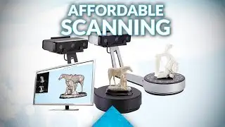 Live: Trying out the Einscan-SP and SE 3D scanners! (they use structured light)
