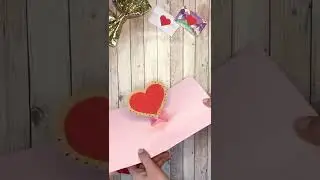 DIY Cute Valentines Day Pop Up Card 💖 Easy Birthday Heart Card Gift Ideas 