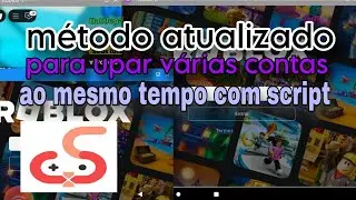 [METODO ATUALIZADO] Como Upar múltiplas Contas No Roblox Usando script Com UgPhone Atualizado