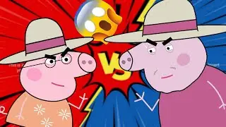 PEPPA PIG FACES GRANDMA PIG 😱😬