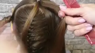 Очень красивая причёска!