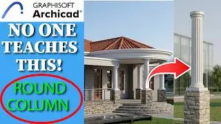 Design Custom Round Columns in Archicad Easily  Pro Modeling Tips!