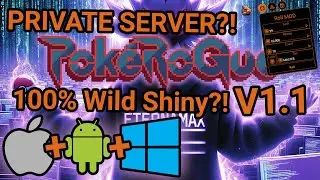 POKÉROGUE IMPROVED 100% WILD SHINY! PRIVATE SERVER + MOD LOADER & OVERLAY HACK *NO RULES*