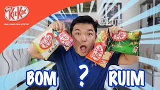 KIT KAT EXPERIMENTANDO VÁRIOS SABORES DE KITKAT DO JAPÃO Lu Yoshi
