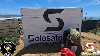 Izinyoka painted with Solosathoshi logo