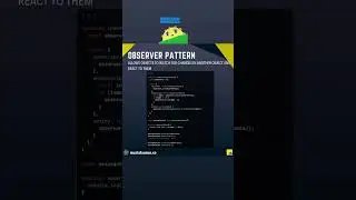 Javascript, Observer Pattern #javascript