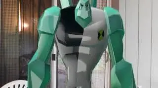 Ben 10 Omniverse Omnitrix and Diamondhead Transformation (Real Life)