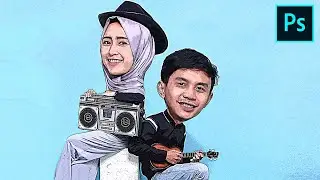 Make CARICATURE with Photoshop and Cartoon Effects