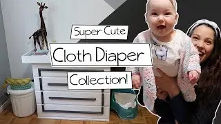 Change Table Tour - Cloth Diaper Stash and Organization