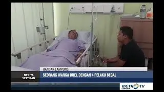 Hermanto Duel Dengan Empat Pelaku Begal