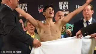 RYAN GARCIA GETS NAKED TO MAKE WEIGH ON SECOND ATTEMPT