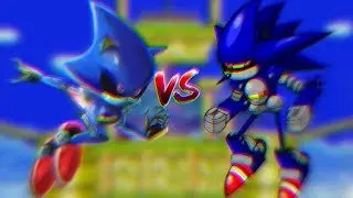 Metal sonic VS Mecha sonic (sonic 3 A.I.R)