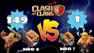 CLASH of CLANS - MDO 6 à 50 trophées, MA 1ère ATTAQUE !