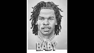 How to Draw Lil Baby in 50 seconds! 👶🏽 