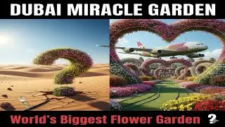 दुबई मिरॅकल गार्डन - एक अदभुत यात्रा. (Dubai Miracle Garden -Incredible Journey) #DubaiMiracleGarden