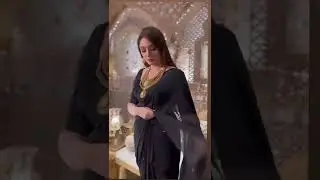 durefishans exudes grace in alack saree || kinza stories #shorts