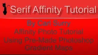 Affinity Photo - Using Pre Made Photoshop Gradient Maps