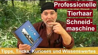 ✅Akku Tierhaarschneidemaschine XBUTY Hundeschermaschine kabellose Schermaschine Tierhaarschneider