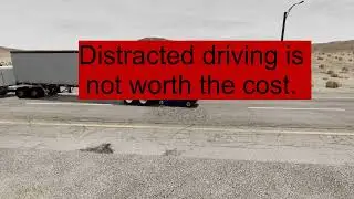 just don't   a distracted driving PSA