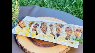 Grilled salmon with dill sauce recipe ( #Yummy #fresh #wild #caught ) by sri lankan food  mania.Ep18