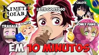DEMON SLAYER ACADEMIA DOS HASHIRAS EM 10 MINUTOS (PARÓDIA REDUBLAGEM)