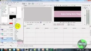 LED sroll bar in sony vegas