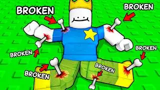I Used MAX STRENGTH to Break Every Bone in Roblox