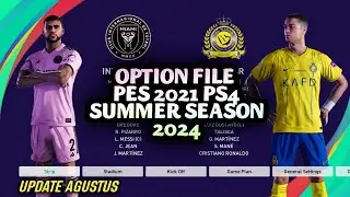 PES 2021 - REVIEW NEXT OPTION FILE PES 2021 SEASON UPDATE 23-24 | PS4