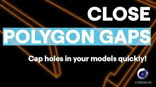 Fix polygon holes in Cinema 4D