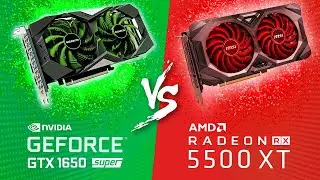 GTX 1650 Super VS RX 5500 XT 4gb - AMD Ryzen 5 2600 / Тесты в играх