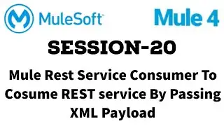 MuleSoft | Mule ESB 4 | Session 20 | Mule HTTP Request | Consume a XML based REST service