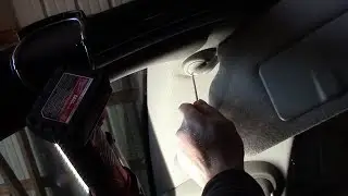 1st gen Trailblazer sun visor removal (the ones that don't have screws)