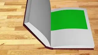 Animated Book Opening Closing Green Screen Effect | Animated Book Green Screen Loop