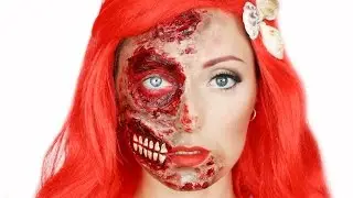 ARIEL ZOMBIE SFX MAKEUP / HALLOWEENXTRA 8