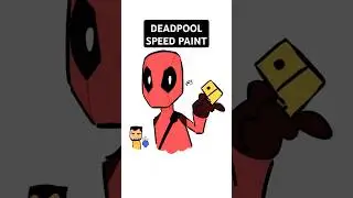 Deadpool & Wolverine Art ❤️💛 #shorts