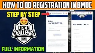 HOW TO REGISTRATION IN BMOC - STEP BY STEP | BMOC FULL INFORMATION IN HINDI | BMOC BGMI TOURNAMENT