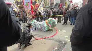 Chinese new year lion dance nyc 2025