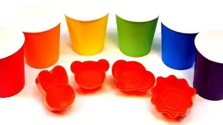 Learn Colors Play Dough Rabbit Bear Lion Play Toys
