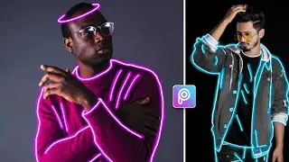 Glowing Outline Effect | PicsArt tutorial